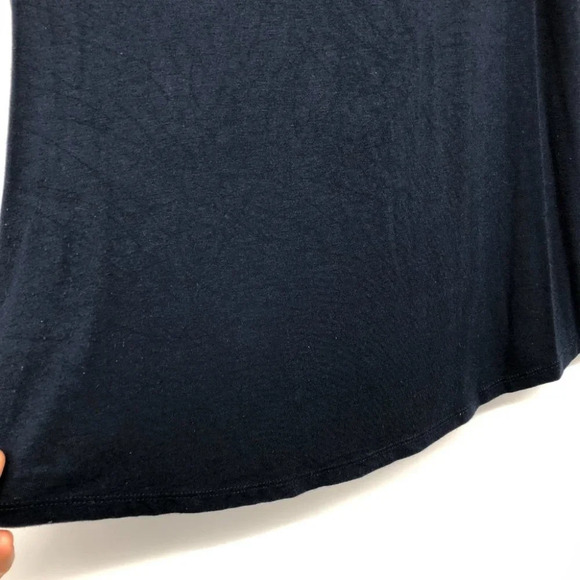 RW&Co Navy Sleeveless Beaded Mesh Detail Tank Top size M - Picture 13 of 15